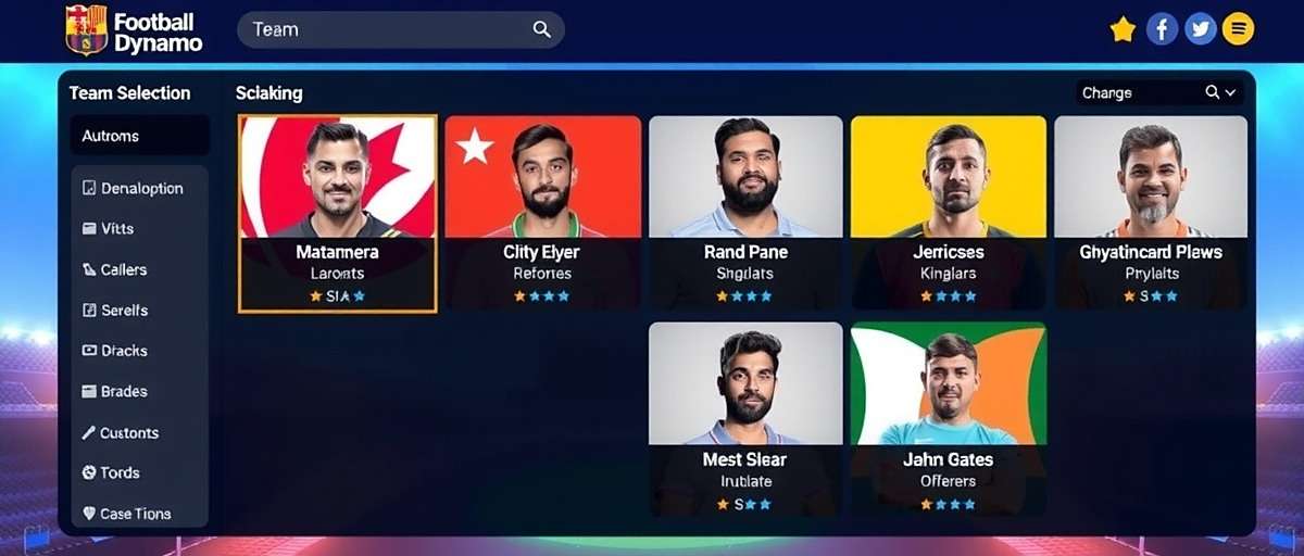 Goa Football Dynamo team selection screen with strategy tips from Indian players